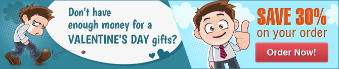 Valentine 30% discount